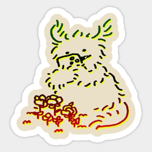 capture a flowers Sticker